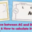What is the difference between AC and DC Resistance & How to calculate it? - ELECTRICAL TECHNOLOGY