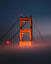 Low fog at the Golden Gate Bridge - San Francisco, CA