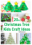 20+ Christmas Tree Crafts For Kids To Make