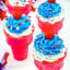 Easy 4th of July Ice Cream Cone Cupcakes