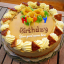 Happy Birthday Candle Cake With Name