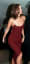 burgundy sleeveless dress + balck clutch /Christy Turlington | 90s street style, Fashion, Style