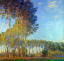 Poplars series by Monet