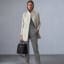 Clarence Satin Faced Belted Jacket Neutral By Reiss
