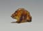Roman figurine of boar, made of amber. Object dated to the 1st-2nd century CE.