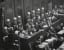 Defendants at the Nuremberg trials. Allied forces prosecuted prominent members of the political, military, judicial and economic leadership of Nazi Germany for crimes against humanity.