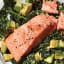 How to Make Kale Salad With Poached Salmon, Apple, and Avocado