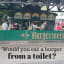A Visit to Burgermeister: Would You Eat From an Old Converted Toilet?