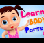 Learn Body Parts with Baby Girl for Children Toddlers Babies - Kids Learning Cartoon Educational
