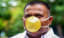 Indian man wears gold face mask to ward off coronavirus - KP Media - World Entertainment