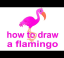 how to draw a flamingo, draw birds, #Kids, #YouTubeKids, #Howtodraw, #Howtopaint