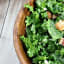 Kale Caesar Salad with Homemade Caesar Vinegarette Dressing