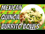 Mexican Quinoa Burrito Bowls | One Pot Recipe | Make This For Cinco de Mayo