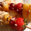 Tropical Grilled Fruit Kabobs with Rum Sauce