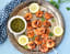 https://zestysouthindiankitchen.com/grilled-shrimp-skewers-with-chermoula-sauce