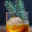 Pine Old Fashioned - Bourbon Cocktail for Winter and Christmas