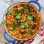 Indian Chickpea Curry with Tomato & Spinach
