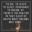 'To Sleep, Perchance To Dream', Meaning & Context Of Phrase