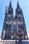 Cologne Cathedral. Masterpiece of gothic architecture. Years build : 1248 - 1880
