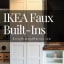 IKEA Faux Built-Ins At Long, Glorious Last