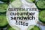 Gluten-Free Cucumber Sandwich Bites