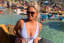 Emily Atack poses for a final swimsuit pic in the pool as she returns from incredible Mykonos holiday