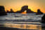 Goonies Sunset at the Oregon Coast [oc]