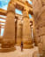 The great hypostyle hall at the Karnak temple in Luxor, Egypt