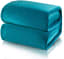 Bedsure Plaid Couverture Polaire Turquoise Couvre-litcm pour 2 Personnes