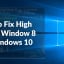 How To Fix High Pings in Window 8 and Windows 10?
