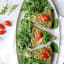 Easy Hash Brown Frittata with Pesto and Goat Cheese