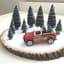 Quick & Easy Red Truck DIY Christmas Centerpiece Idea