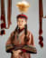 Kazakh girl in traditional dress