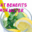 7 Great Benefits Of Lemon Water