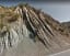 Sideways rock goes brrrrrrr. Cozy Dell Formation, near Ojai, in Ventura County, CA