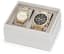 FOSSIL His and Her Chronograph Gold-Tone Stainless Watch Gift Set