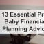 13 Essential Pre-Baby Financial Planning Advice