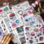 Washi stickers for Craft or scrapbooking-10 sticker sheets per pack