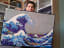 My quarentine project; the Great Wave of Kanagawa from 1831, by the master Hokusai, made of 3371 Lego bricks. |