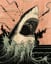 Pin by Daily Doses of Horror & Hallow on Sharks | Shark art, Art, Artwork