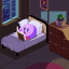 Kirby reading a ghost story
