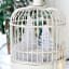 Fill A .99 Cent Wood Bird Cage With A Winter Snow Scene