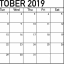 October 2019 Printable Calendars