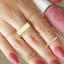 Noa Simple Stackable Minimal Round & Square Gold Ring Sets