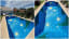 Swimming Pools With the Iconic Vincent van Gogh Painting 'The Starry Night' Hand Painted on the Liners