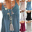 Women's Strappy Dress Mini Lace Vest Sleeveless Party Summer Beach Short Sundress