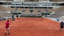 Stan Wawrinka and Andy Murray hitting together at Roland-Garros.