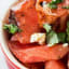 Easy Watermelon Feta Basil Salad with Balsamic Vinaigrette