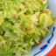 Stir-Fried Brussels Sprouts with Leeks, Ginger, Garlic and Chilli