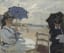 Claude Monet married Camille Doncieux OnThisDay in 1870. In this painting you can see Camille sitting on the beach next to Marie-Anne Bodin, the wife of landscape painter, Eugène Boudin. Look closely and you'll see grains of sand mixed into the paint: